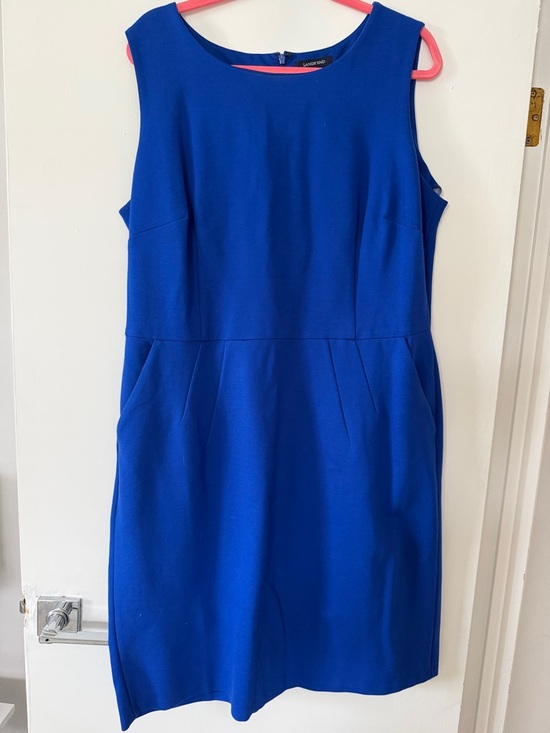 Lands' End Dresses & Skirts - Lands' End Sleeveless Cobalt Blue Sheath Dress